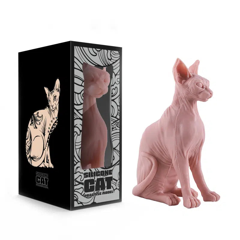 Tattoo Silicone Model Silicone Sphinx Cat