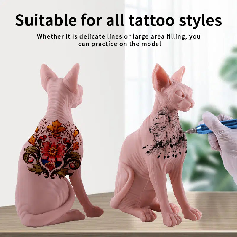 Tattoo Silicone Model Silicone Sphinx Cat