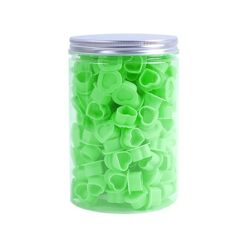 Silicone Hearts Shape Ink Cup – Bottle of 200