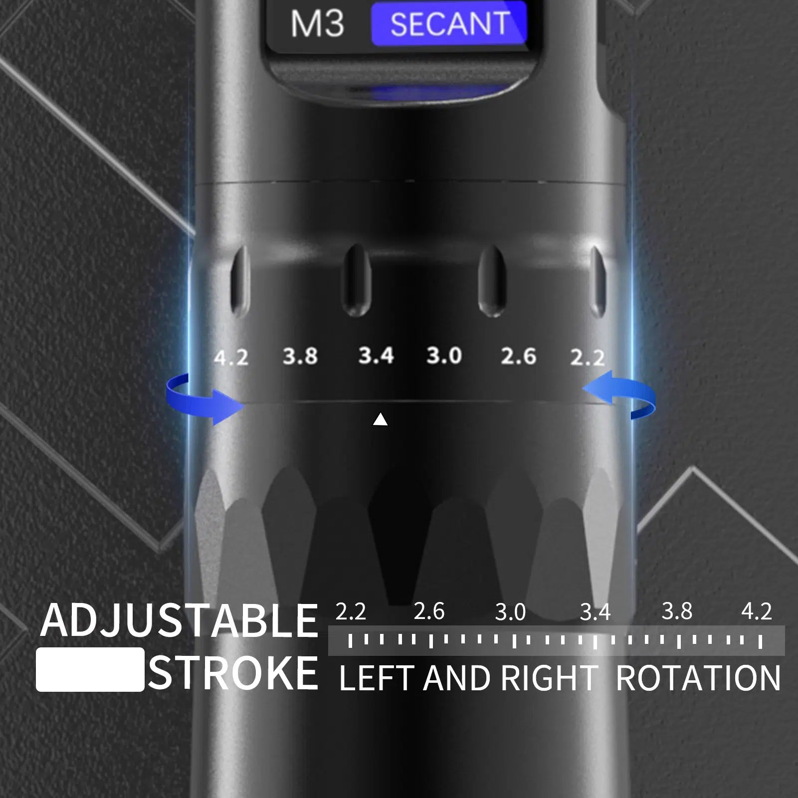 Yilong L Type Wireless Adjustable Stroke Tattoo Pen Machine Kit