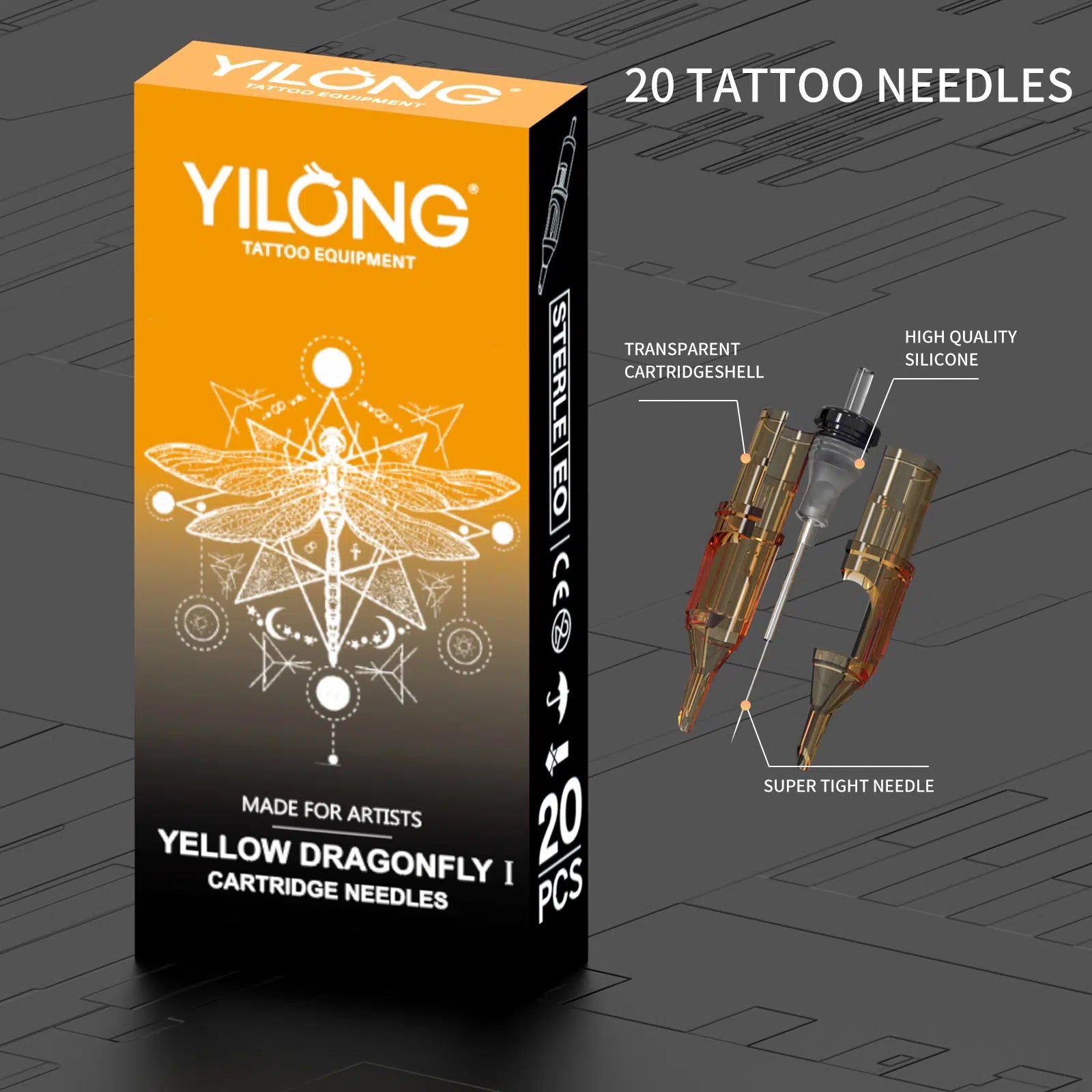 Yilong Goblin Wireless Tattoo Gun Machine Kit