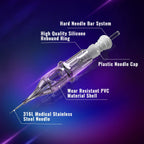 Yilong Ofeyle Purple Cartridges Needles Mix RL – 20pcs