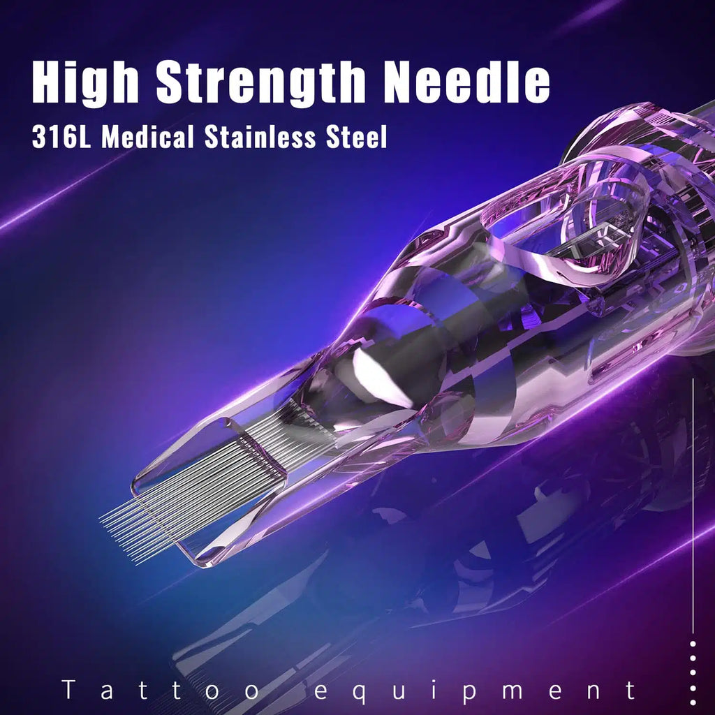 Yilong Ofeyle Purple Cartridges Needles Mix RL – 20pcs